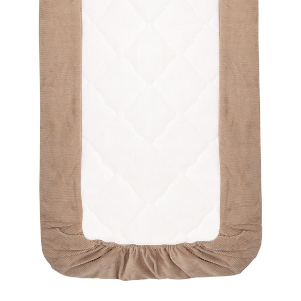 Witlof For Kids Velvet Rib Tuck-Inn Wiegdeken - Soft Sand