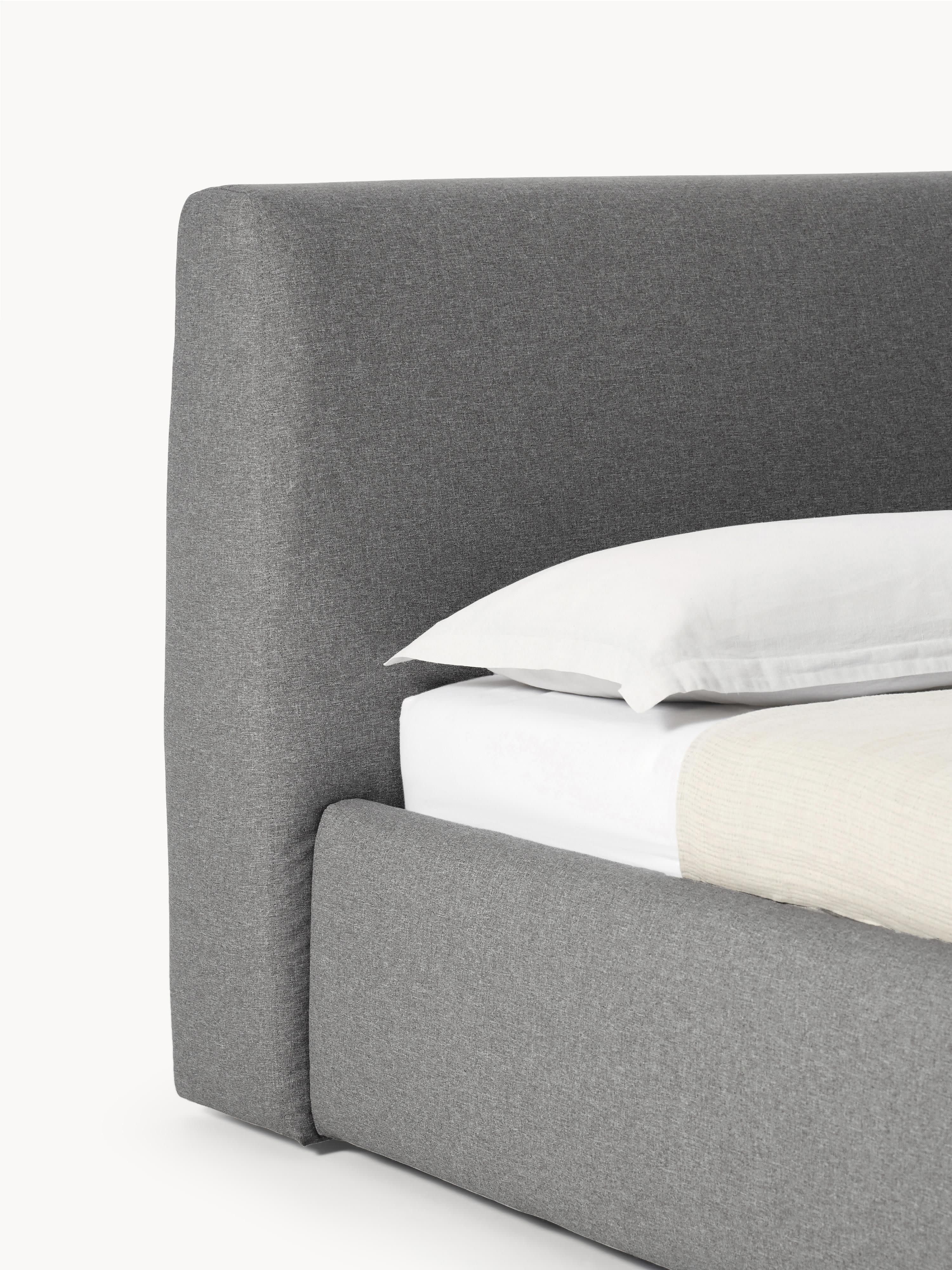 Gestoffeerd bed Cloud met opbergruimte