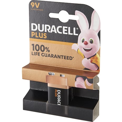 Duracell Plus 9V batterier