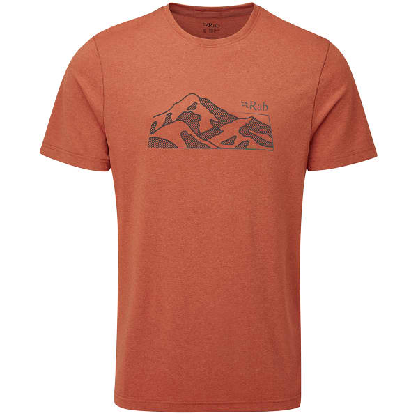 T-shirt randonnée RAB MANTLE MOUNTAIN TEE RED CLAY