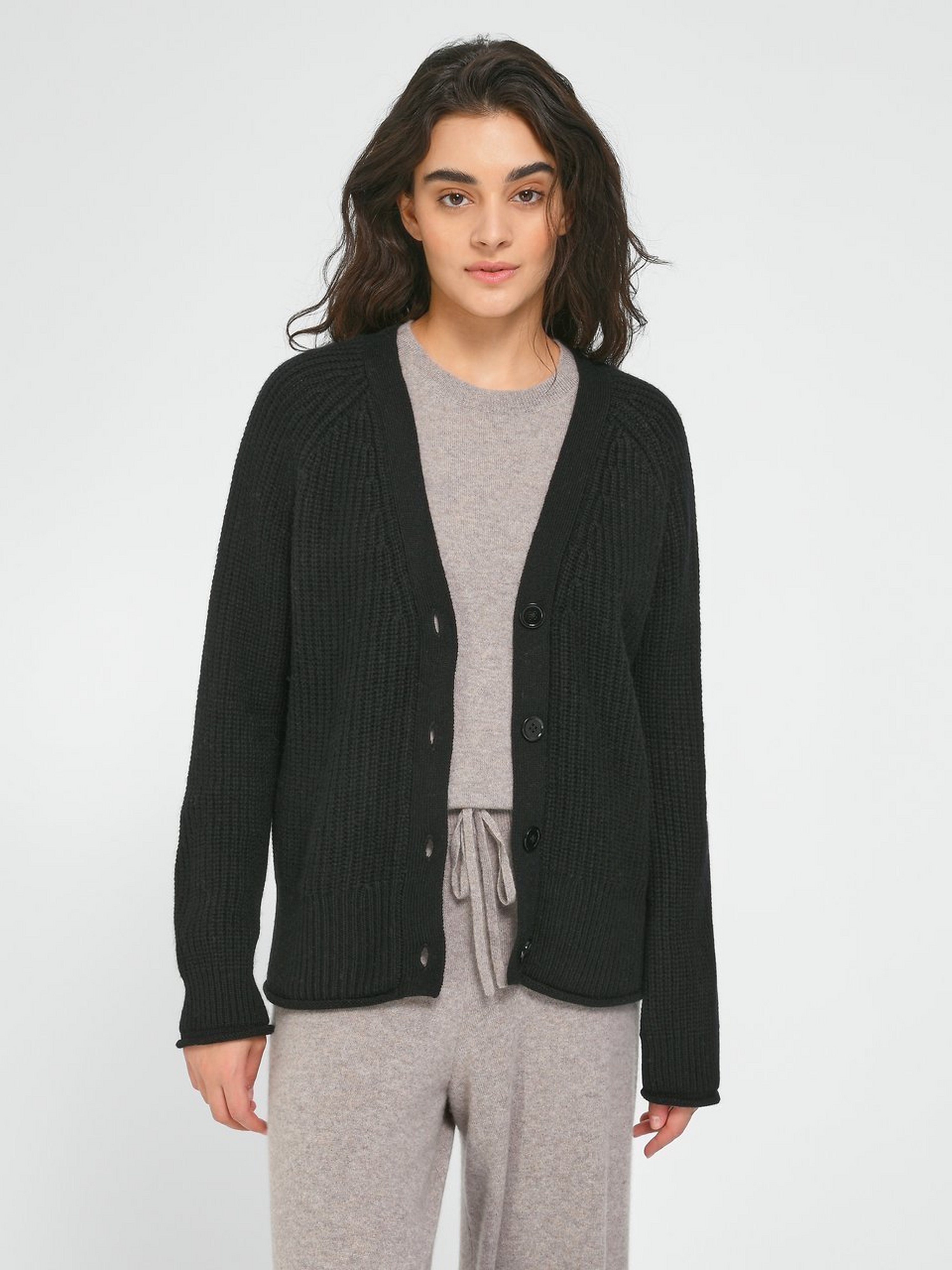 Strickjacke aus 100% Premium-Kaschmir