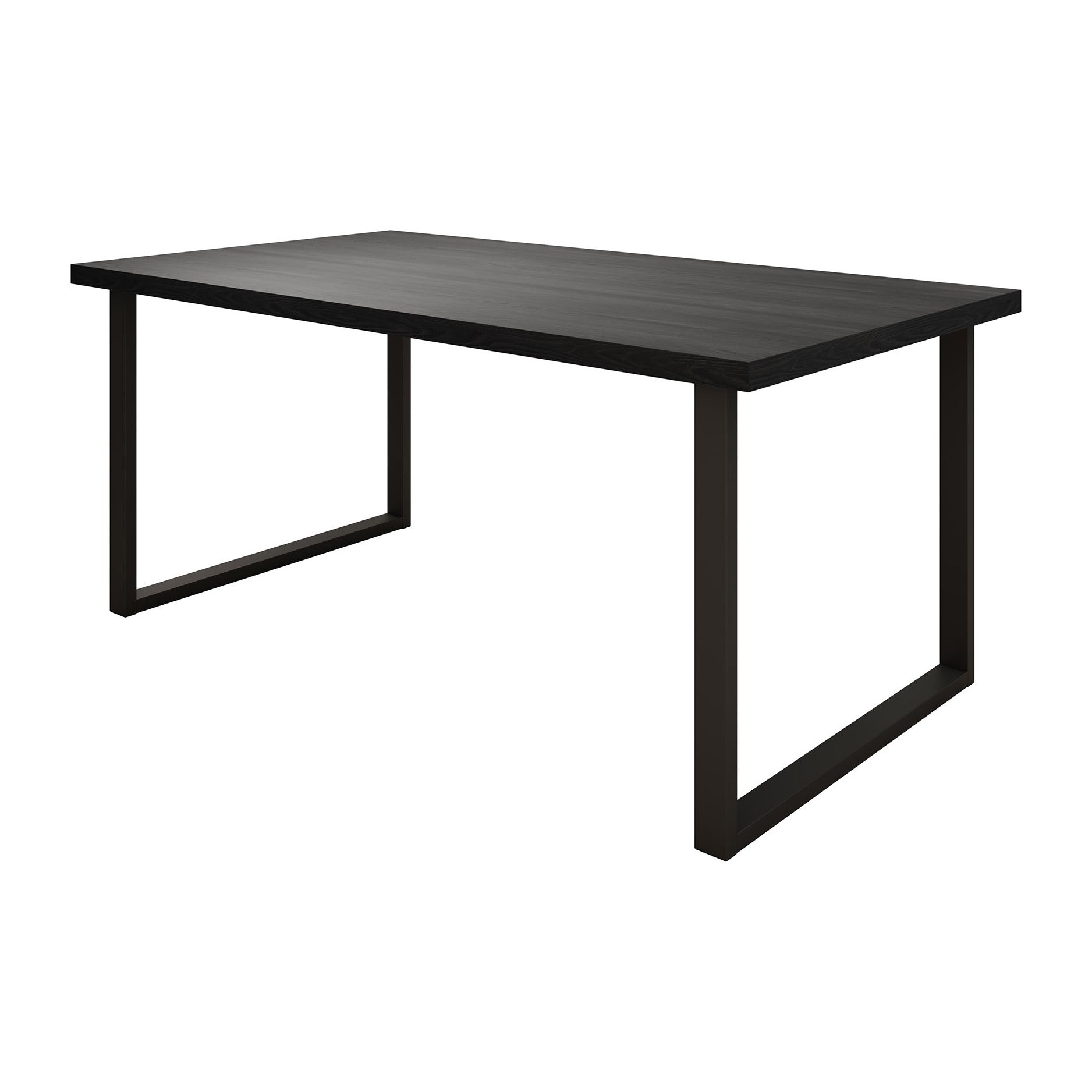 Vince - Eetkamertafel - Zwart - 180x98x78 cm
