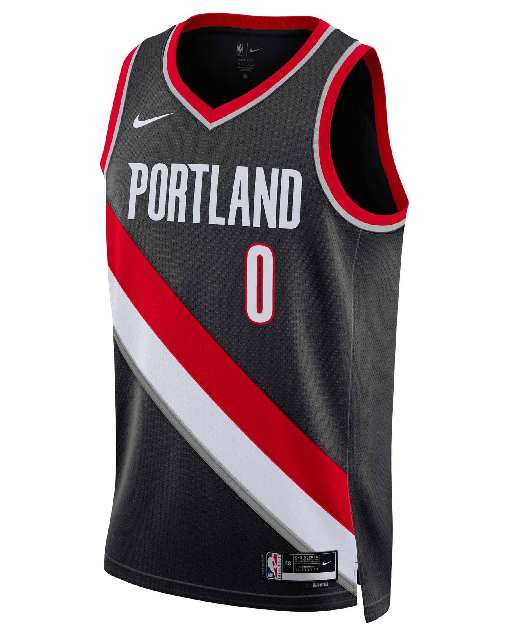 Nike| Herren Basketballtrikot NBA DAMIAN LILLARD PORTLAND TRAIL BLAZERS ICON EDITION
