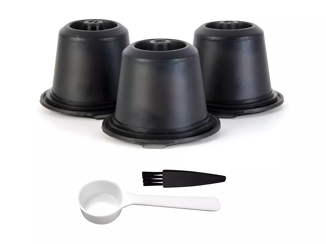 Set de 3 capsules réutilisables compatibles Nesporesso