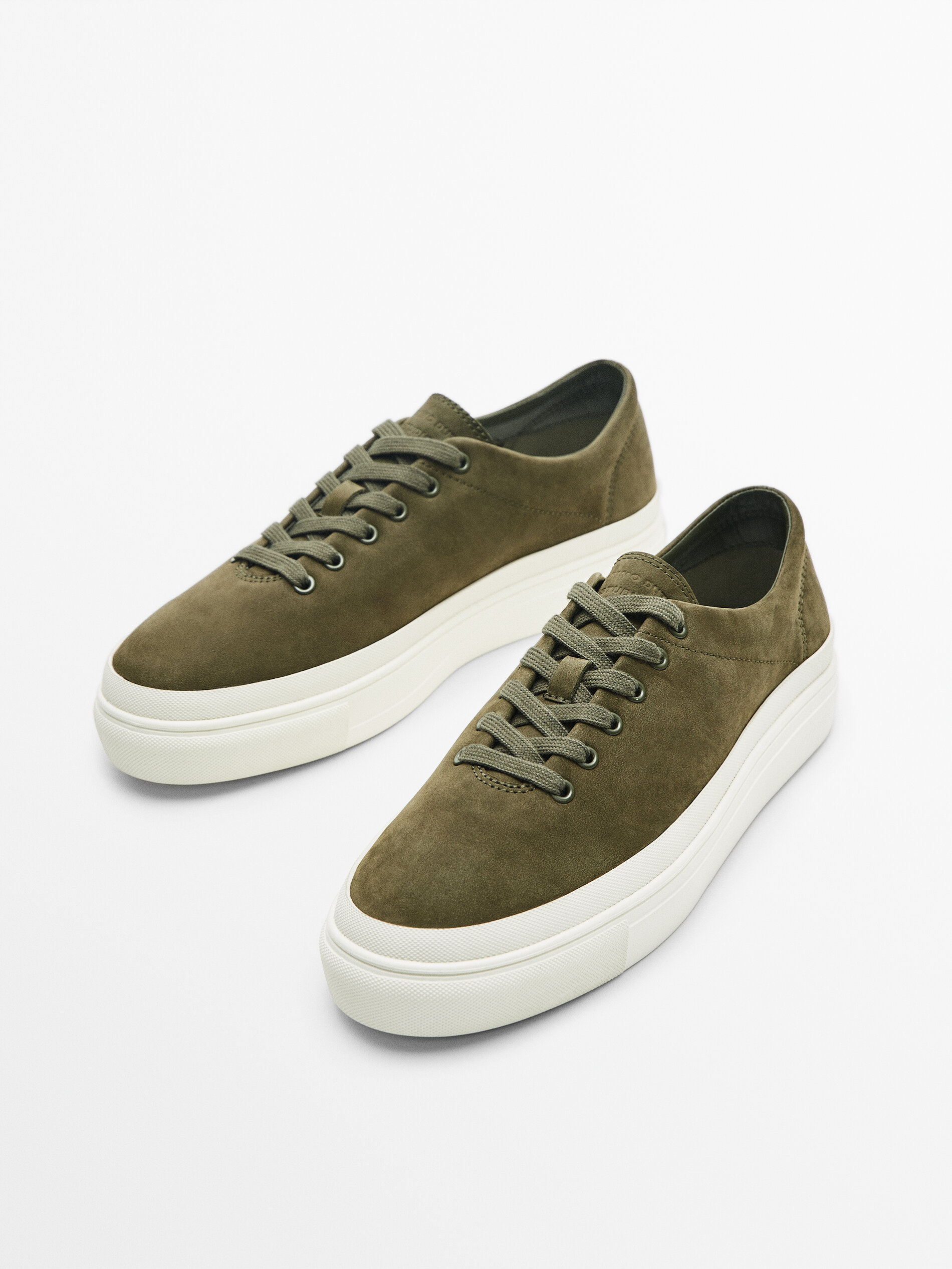 Tênis cáqui nobuck - Studio - KAKI