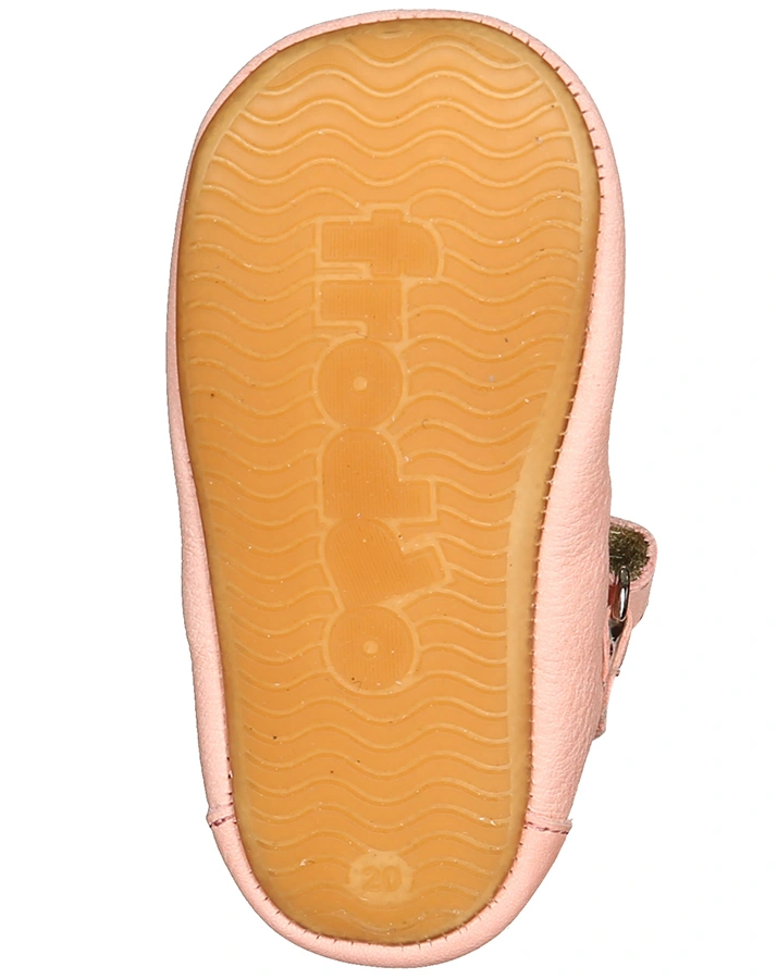 Leder-Krabbelschuhe ALICE in rosa