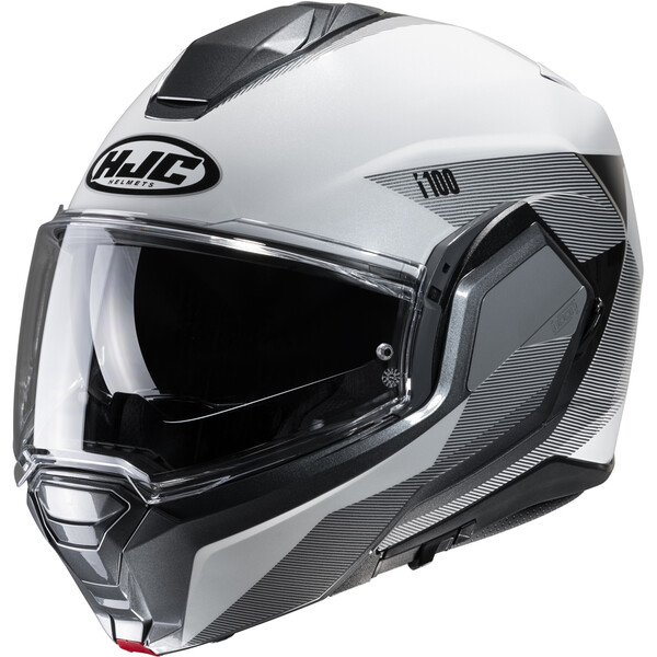 HJC - Casque i100 Beston MC5 / Blanc / Gris