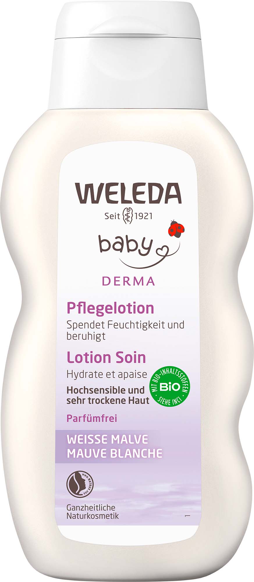 Weleda BABY DERMA Pflegelotion Lot weisse Malve Fl 200 ml