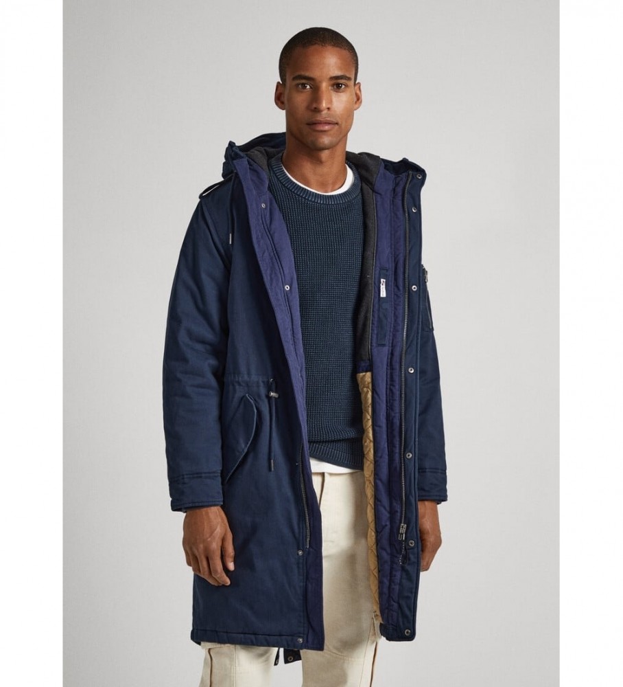Parka Pepe Jeans Bowie azul marinho