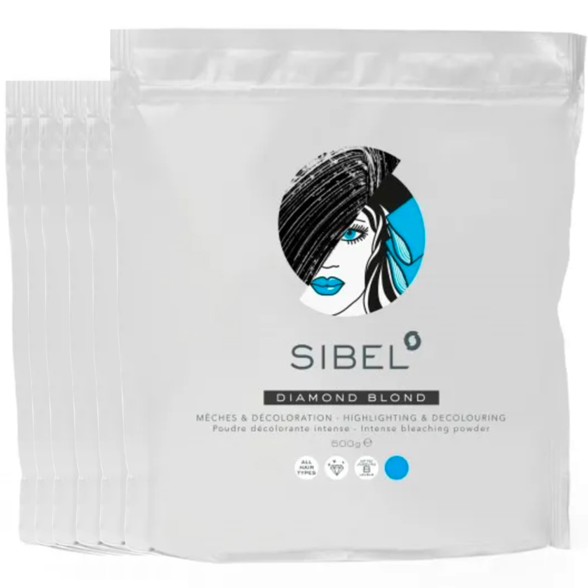 Poudre Dcolorante Sibel 500G (Pack 6)