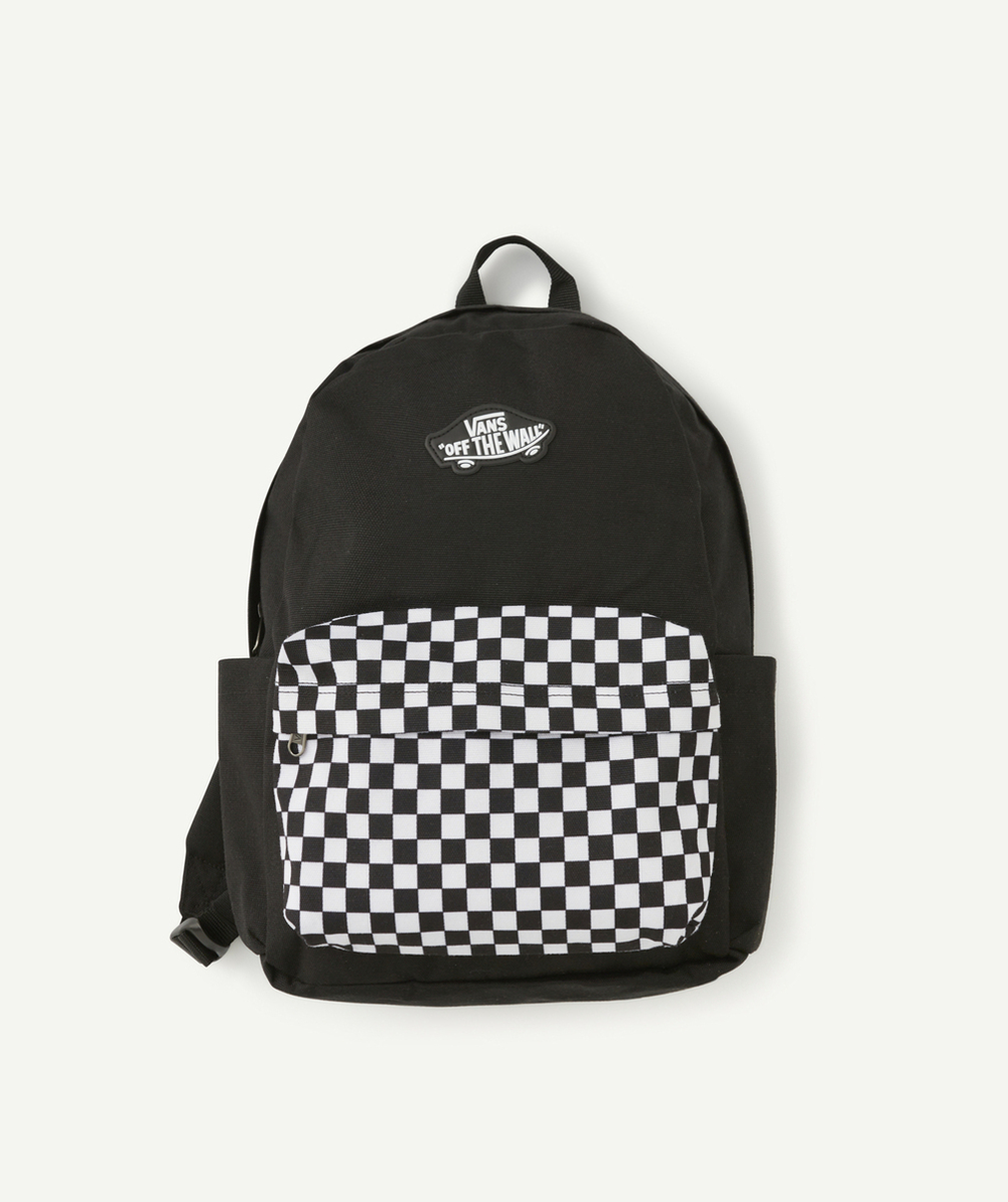 VANSSAC À DOS NOIR ET DAMIER NEW SKOOL