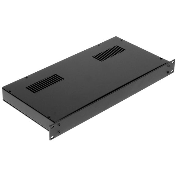 Penn Elcom R2100/4Uk 19 inch kast met frontplaat 220 mm diep 4U zwart