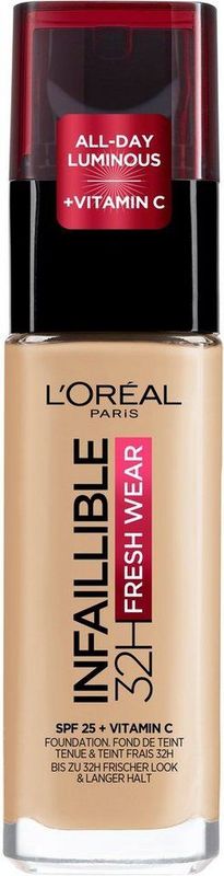L’Oréal Paris - Infaillible Fresh Wear Foundation - Langhoudende Foundation - 30ML
