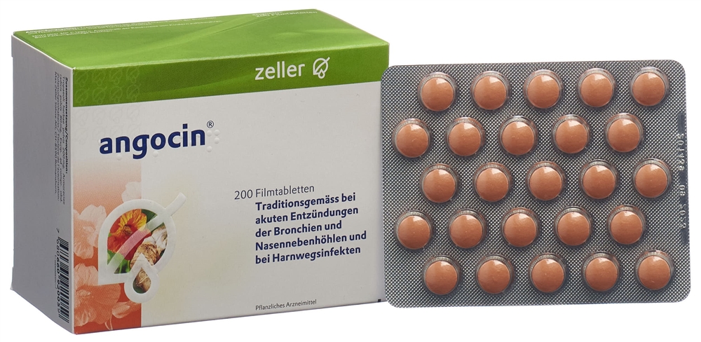 ANGOCIN Filmtabl Blist 200 Stk<br>200 Stück, Blister, Filmtablette