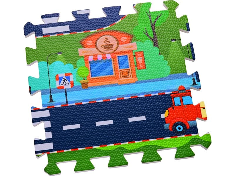 Knorrtoys Puzzlematte Strasse 12-teilig Mehrfarbige Spielmatte