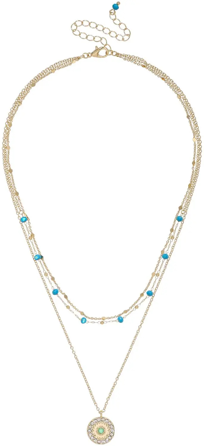 Layering Kette - Blue Sun