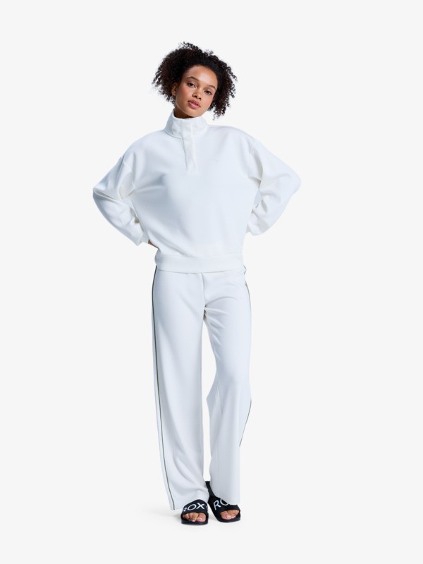 Rise & Vibe Sweet Polaire de sport Blanc Femme