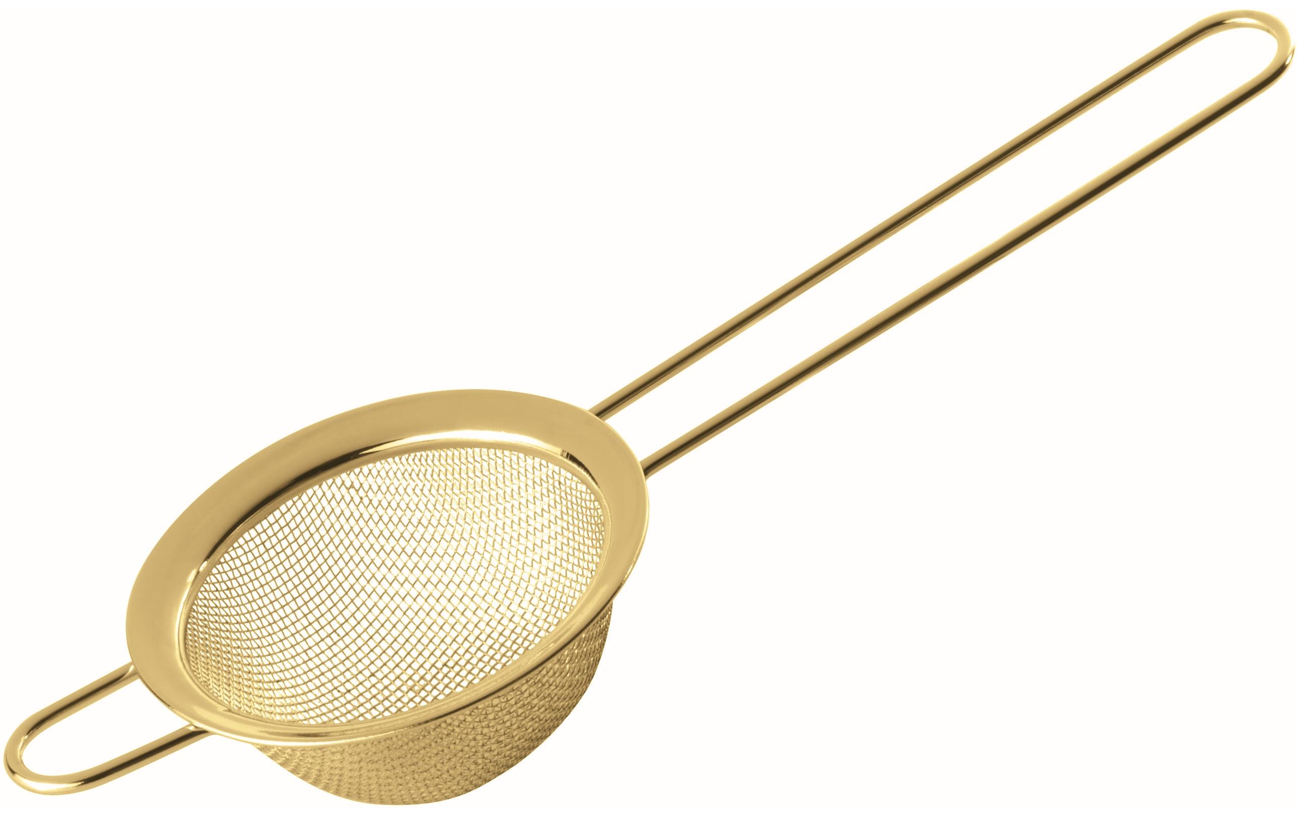 Abtropfsieb GoldCocktailsieb aus Edelstahl