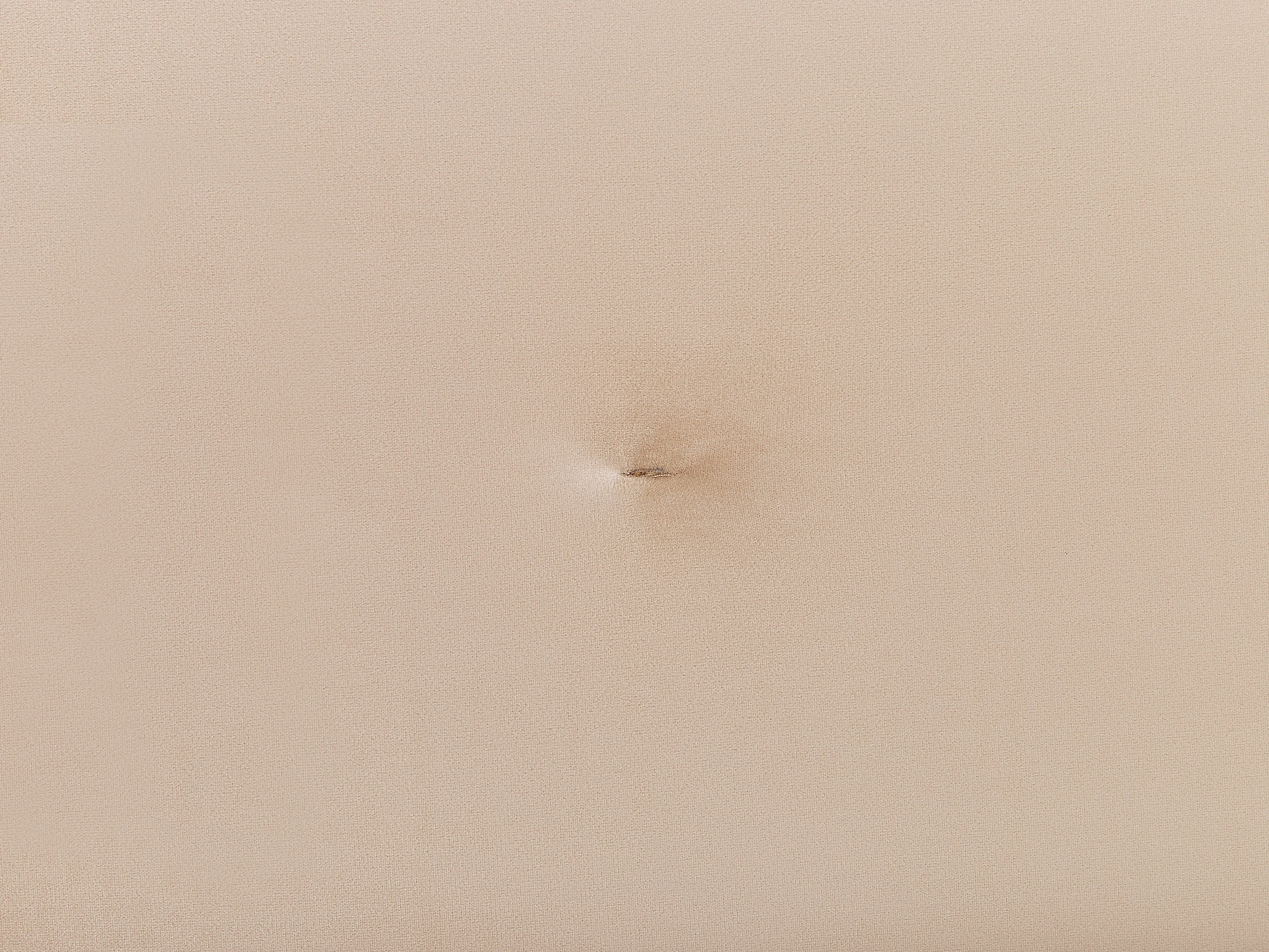 Slaapbank 3-zits LUCAN Fluweel Beige
