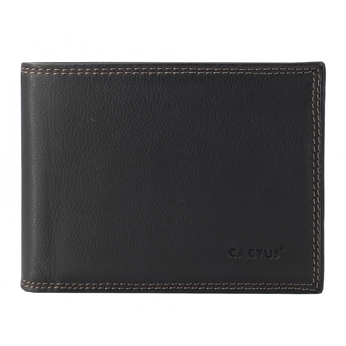 Cactus Porte Cartes cuir de vachette anti-RFID Cactus
