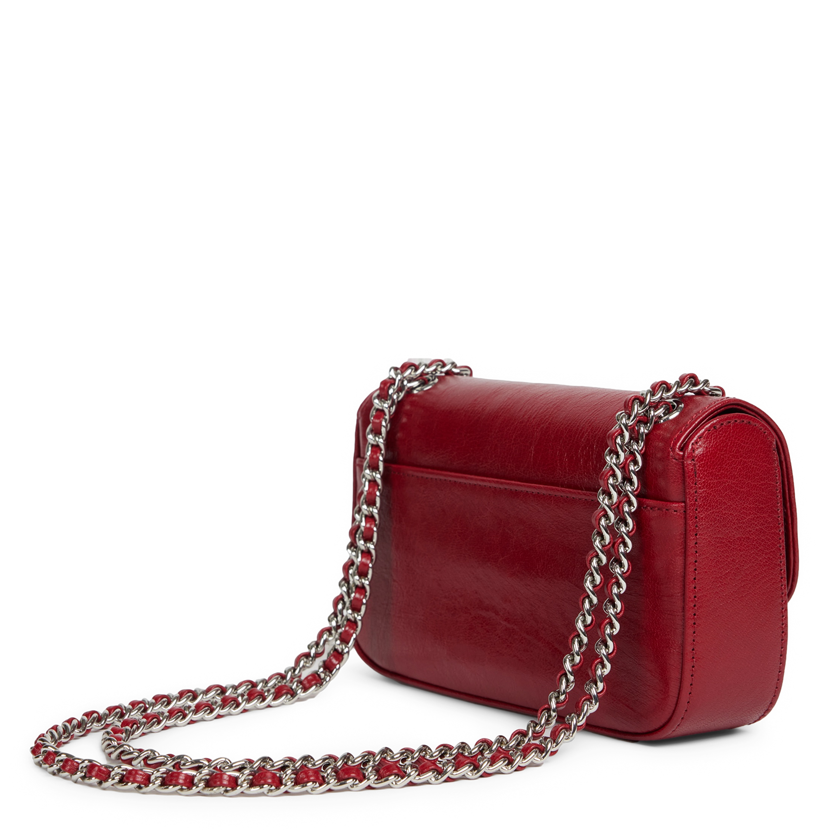 MINI GRACE - Sac bandoulière en cuir | Rouge