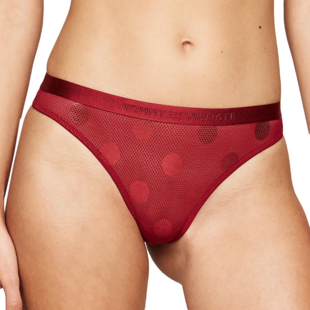 Tommy Hilfiger String Rouge Femme Tommy Hilfiger Thong Black