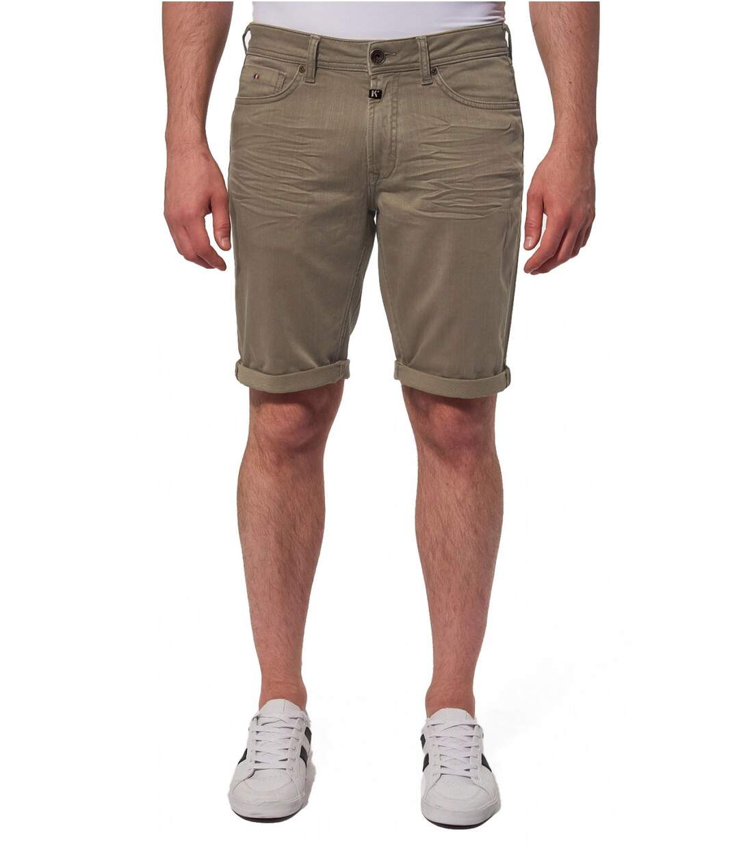 Bermuda ajusté extend denim  -  Kaporal - Homme