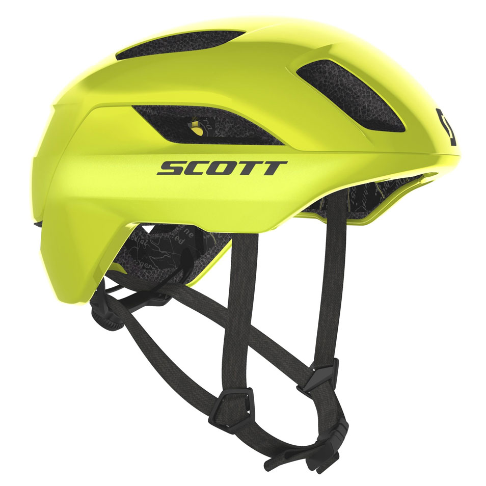 Scott La Mokka Plus Cykelhjelm Radium Yellow