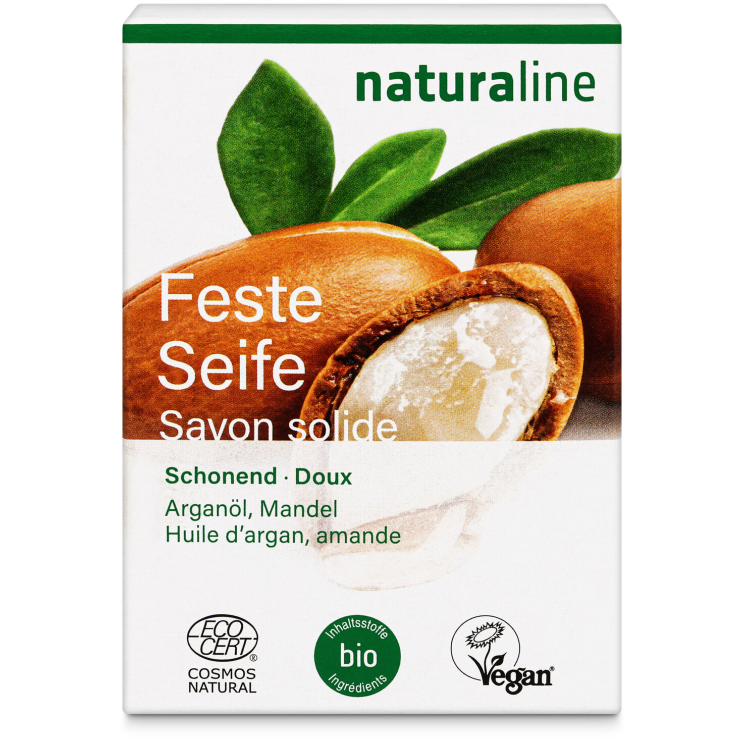 Naturaline feste Seife Mandel & Arganöl