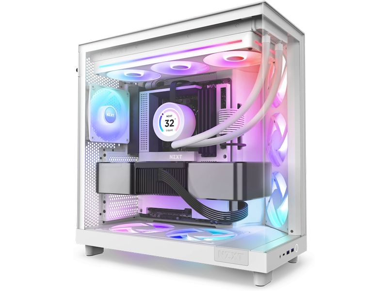 NZXT PC-Lüfter RF-U36HF-W1 NZXT RF-U36HF-W1 Computerkühlsystem Computergehäuse Ventilator 36 cm Weiss