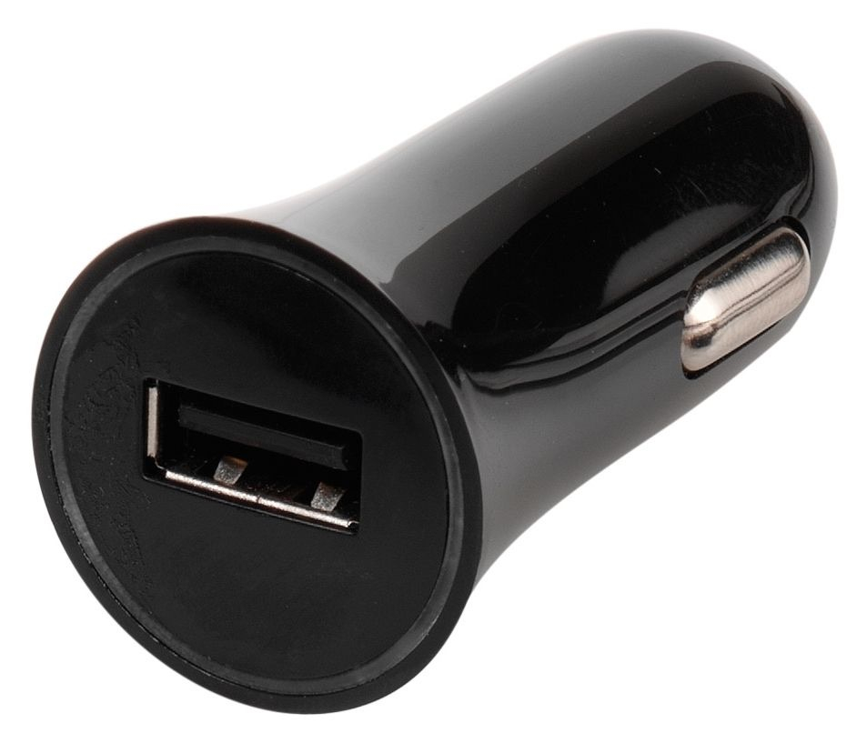 (15W) USB A Auto KFZ Ladegerät Schnellladegerät für Zigarettenanzünder   Ladekabel (62221) - Schwarz