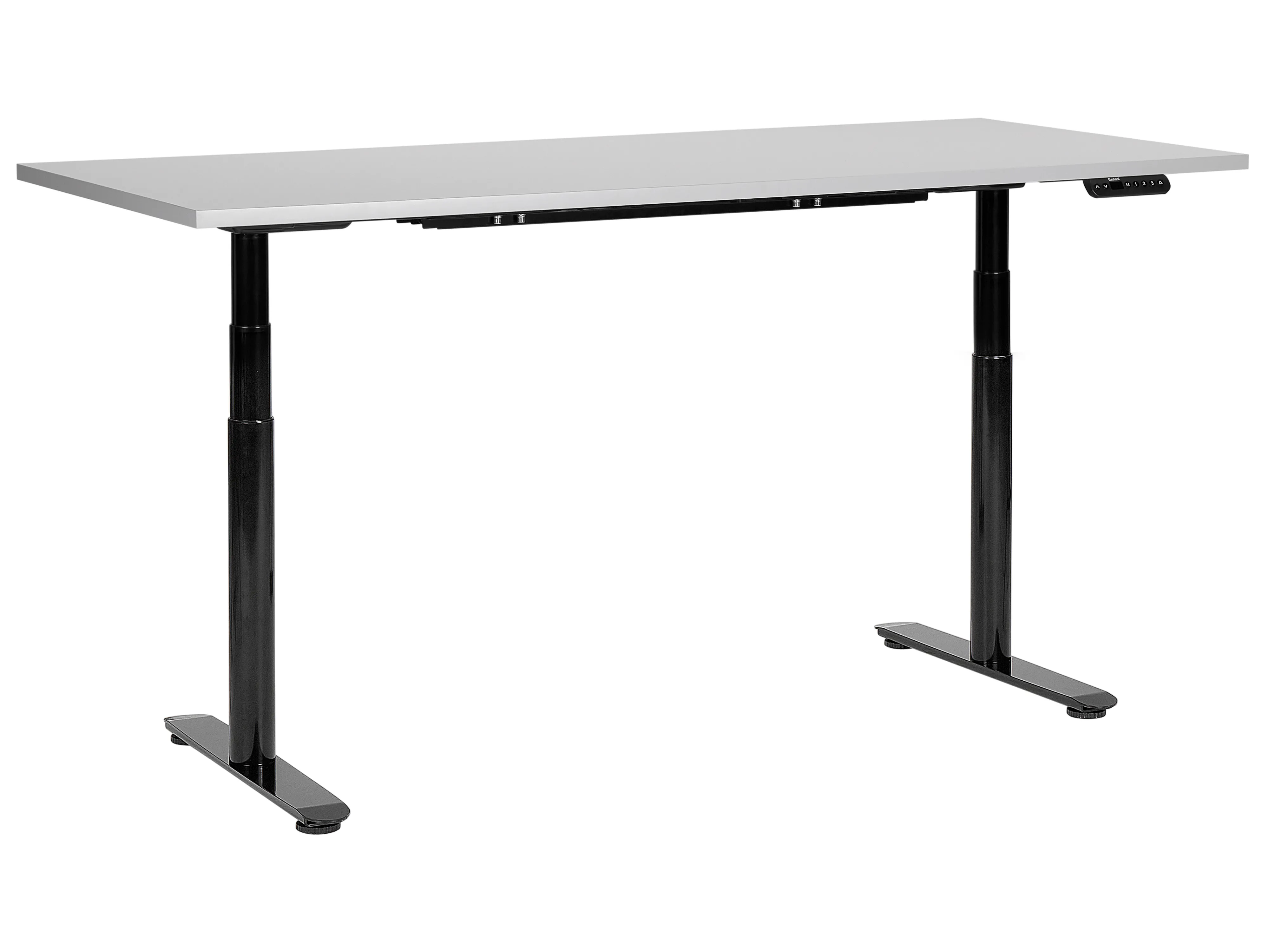Elektrisch verstelbaar sta-bureau DESTINAS Grijs/zwart 180 cm 80 cm