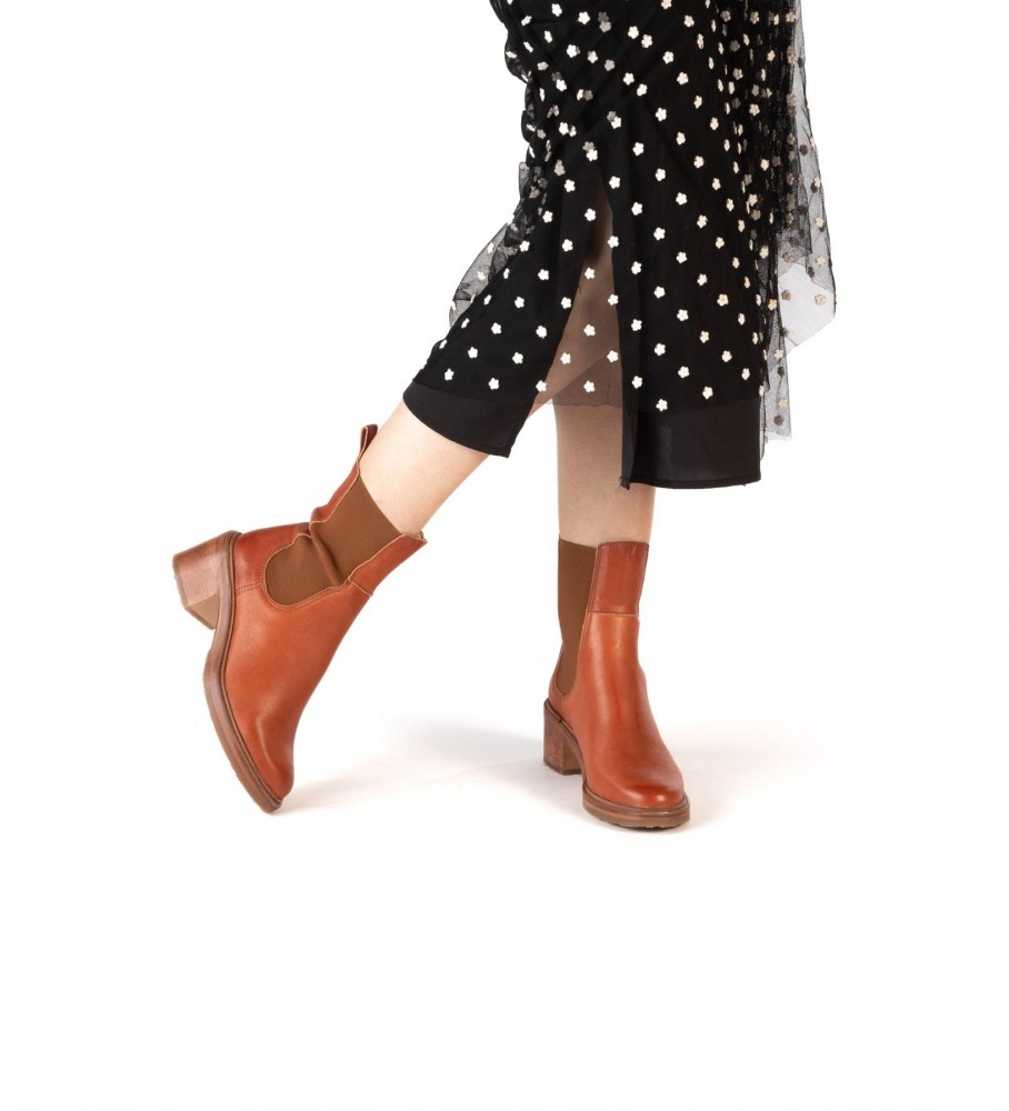 Botas de tornozelo de couro Neosens S3321 Terret marrom