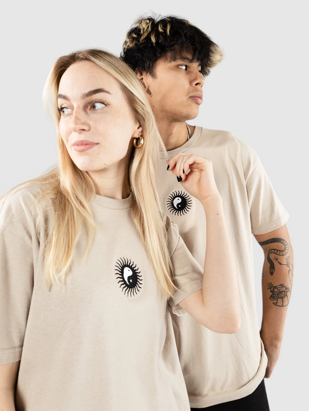 Smile And Wave Phoenix T-Shirt sand
