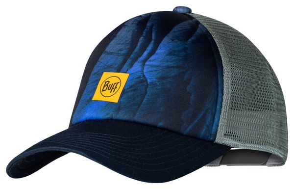 Casquette Unisexe Buff Logo Trucker Bleu/Gris