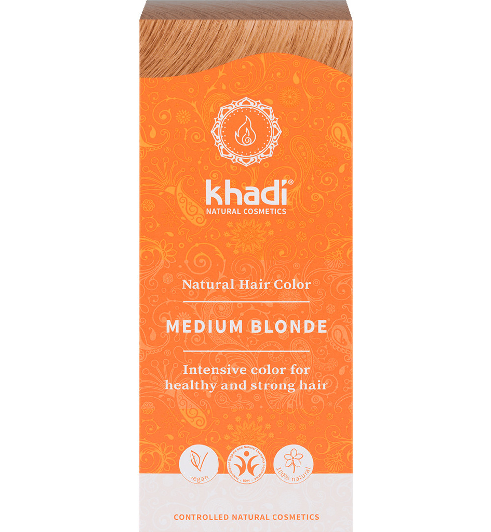 Khadi Haarkleur Medium Blond (100 gr)