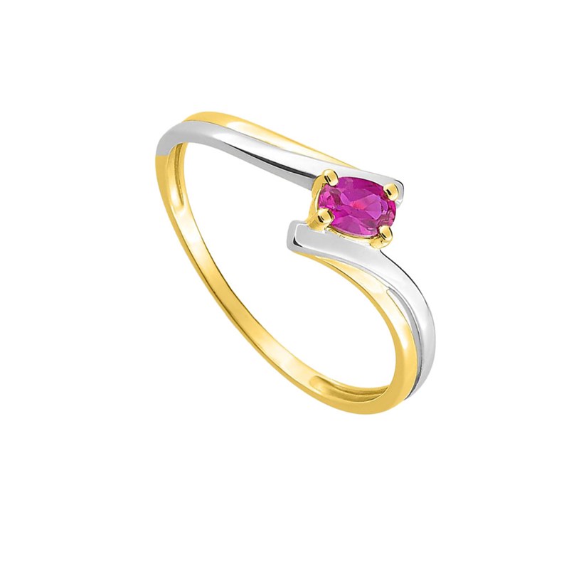 Bague femme - Rubis - Or 18 Carats