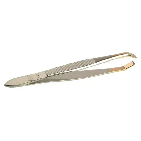 Pinça em formato de caranguejo com pontas douradas da Shapes & Flames, 8 cm