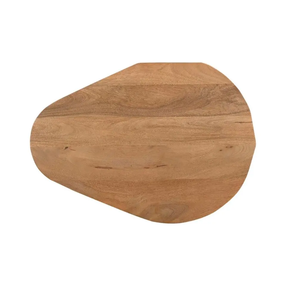 Salontafel Mangohout Bruin - Set Van 2 - 70x60x35cm - Jinte