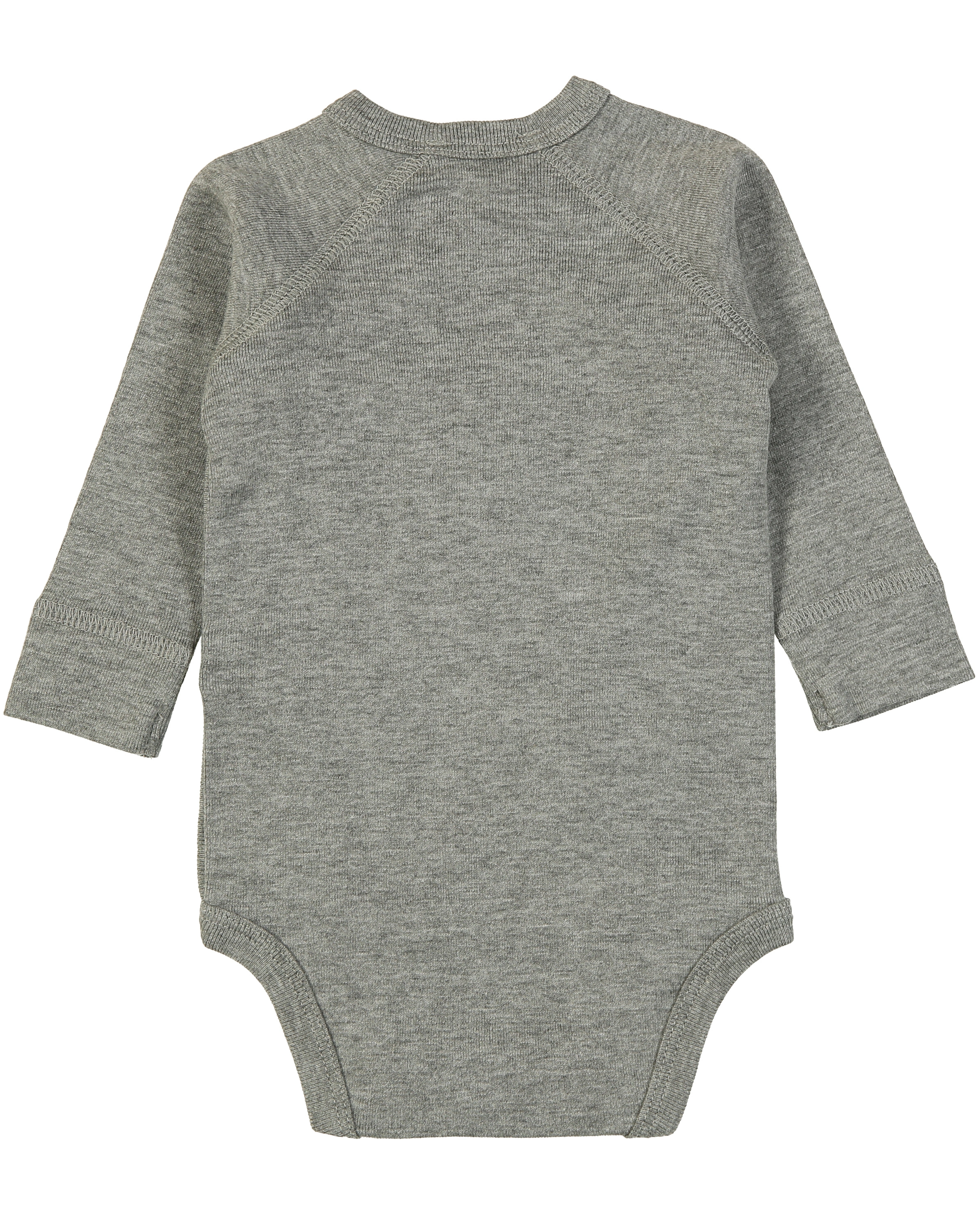 Wickelbody BELITA langarm in grey melange