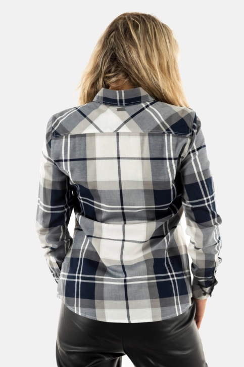 chemisier barbour bredon shirt ny74 navy tartan