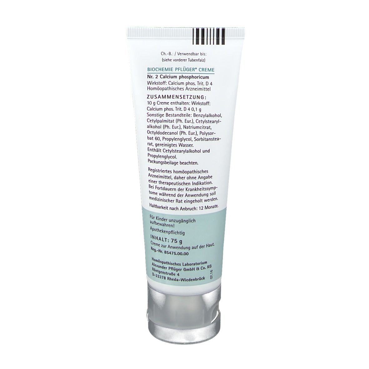 Biochemie Pflüger® Nr. 2 Calcium phosphoricum D4 Creme