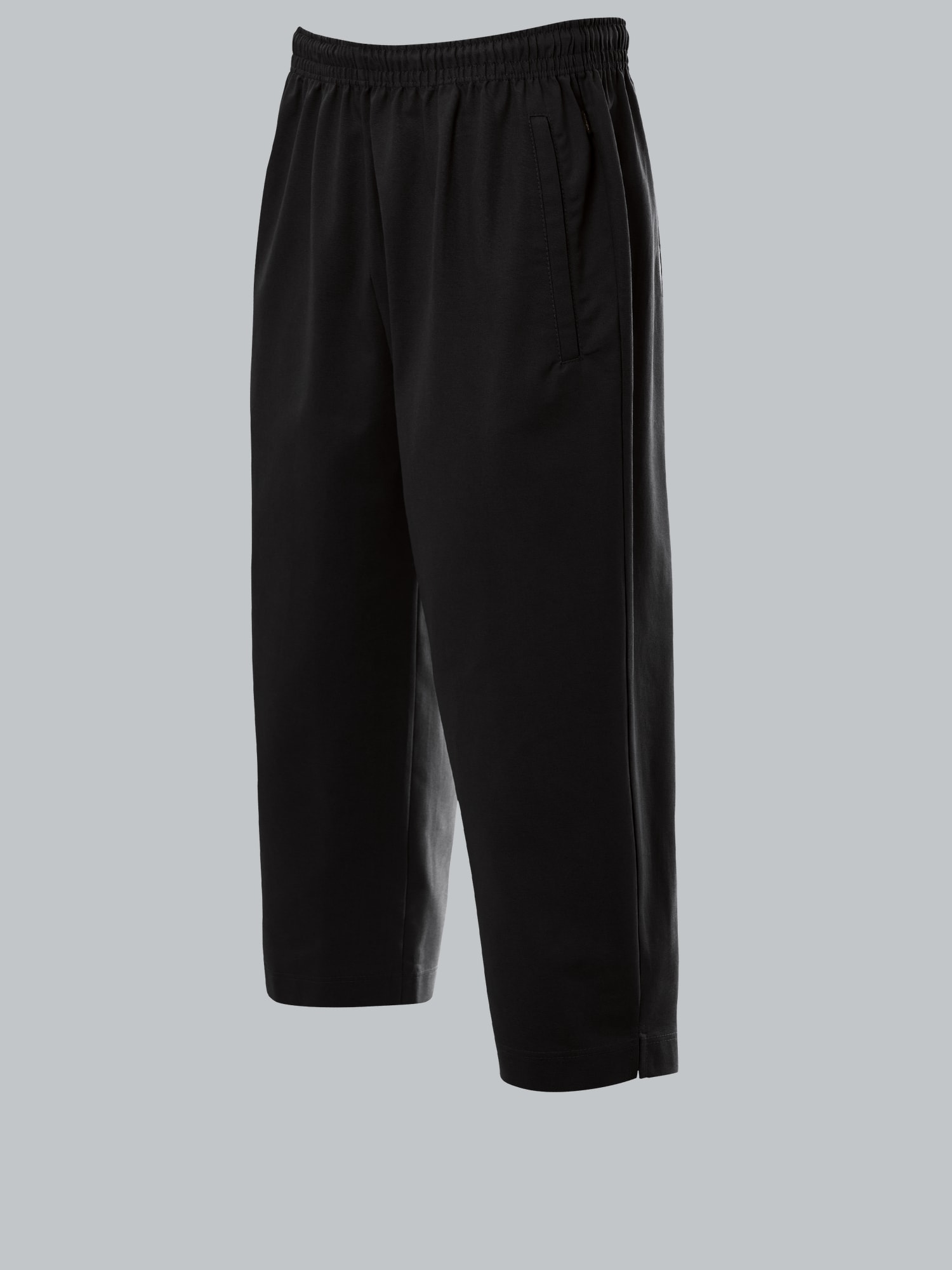 3/4 Freizeithose aus Baumwolle Schwarz