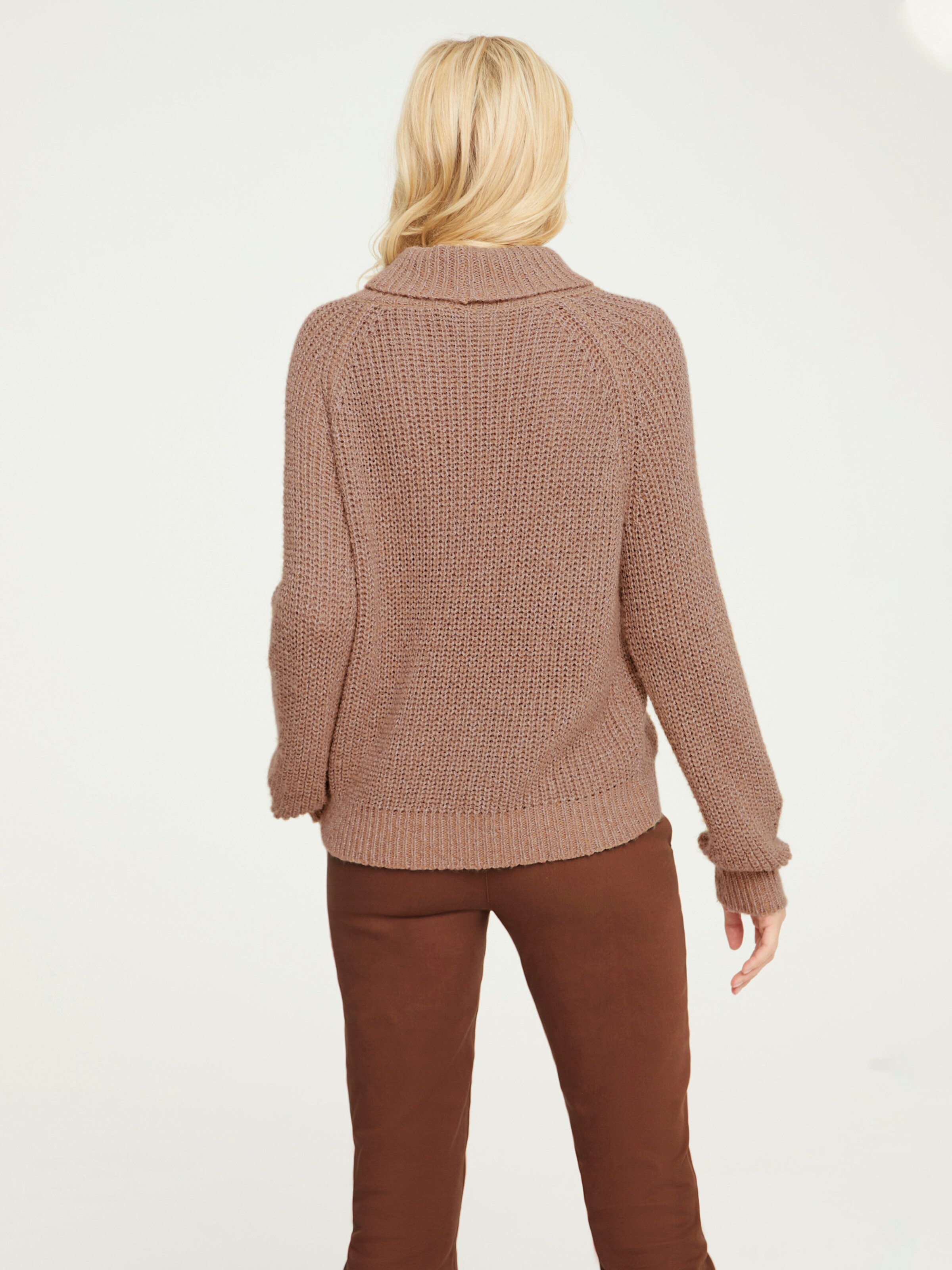 heine Pullover in hellbraun