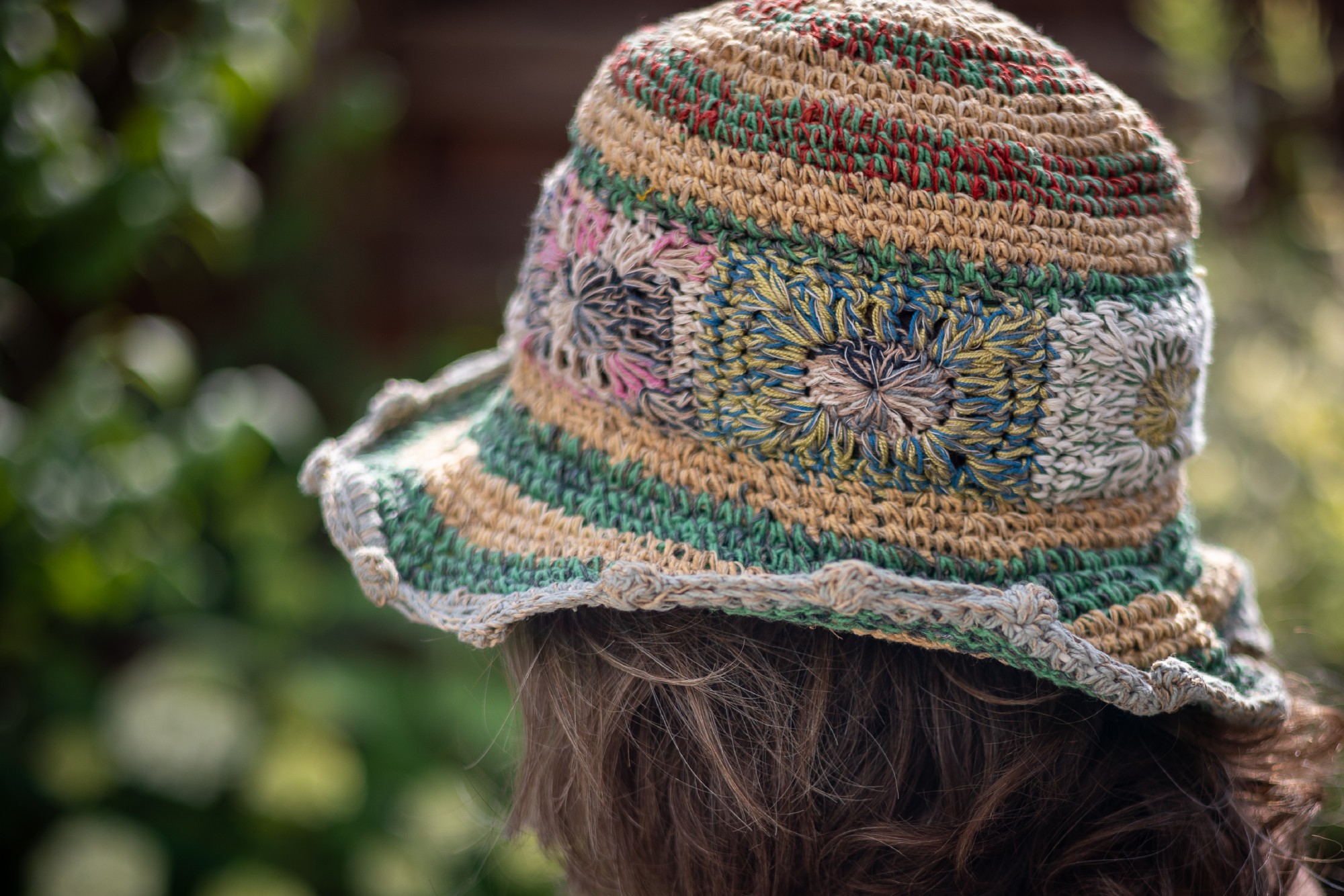 Sommerhut, multicolor, aus Hanf und Baumwolle günstig bestellen