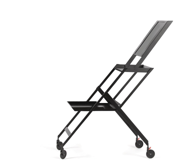 Alessi Plico opvouwbare trolley