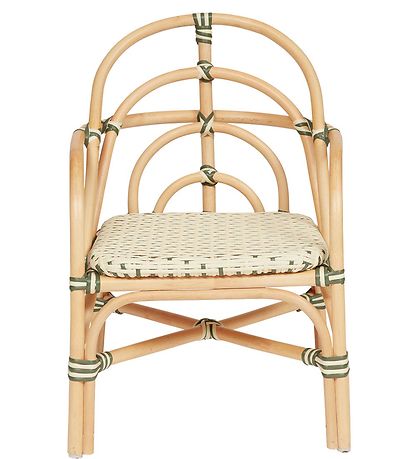 OYOY Outdoor-Stuhl - Momi Mini - 40x45x49 cm - Vanilla/Olive