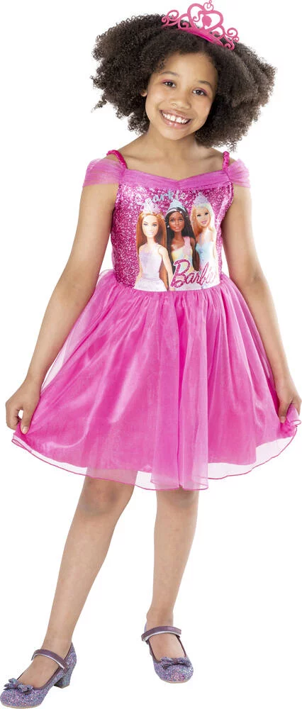 BARBIE - DEGUISEMENT PRINCESSE BARBIE  - TAILLE TOD  2 - 3 ANS