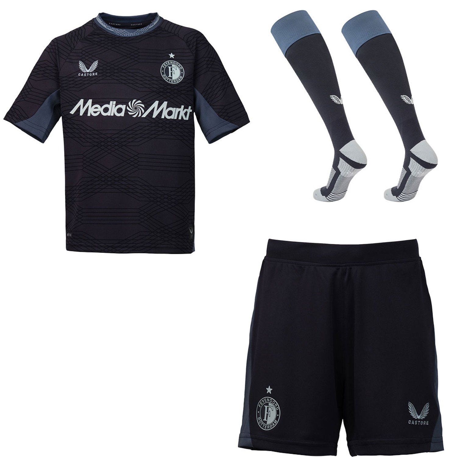 Castore Feyenoord Uit Tenue Kids 2025/2026