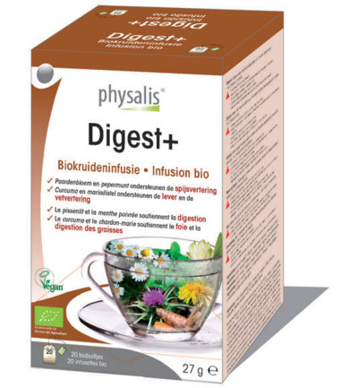 Physalis Digest+ Thee Bio (20 stuks)